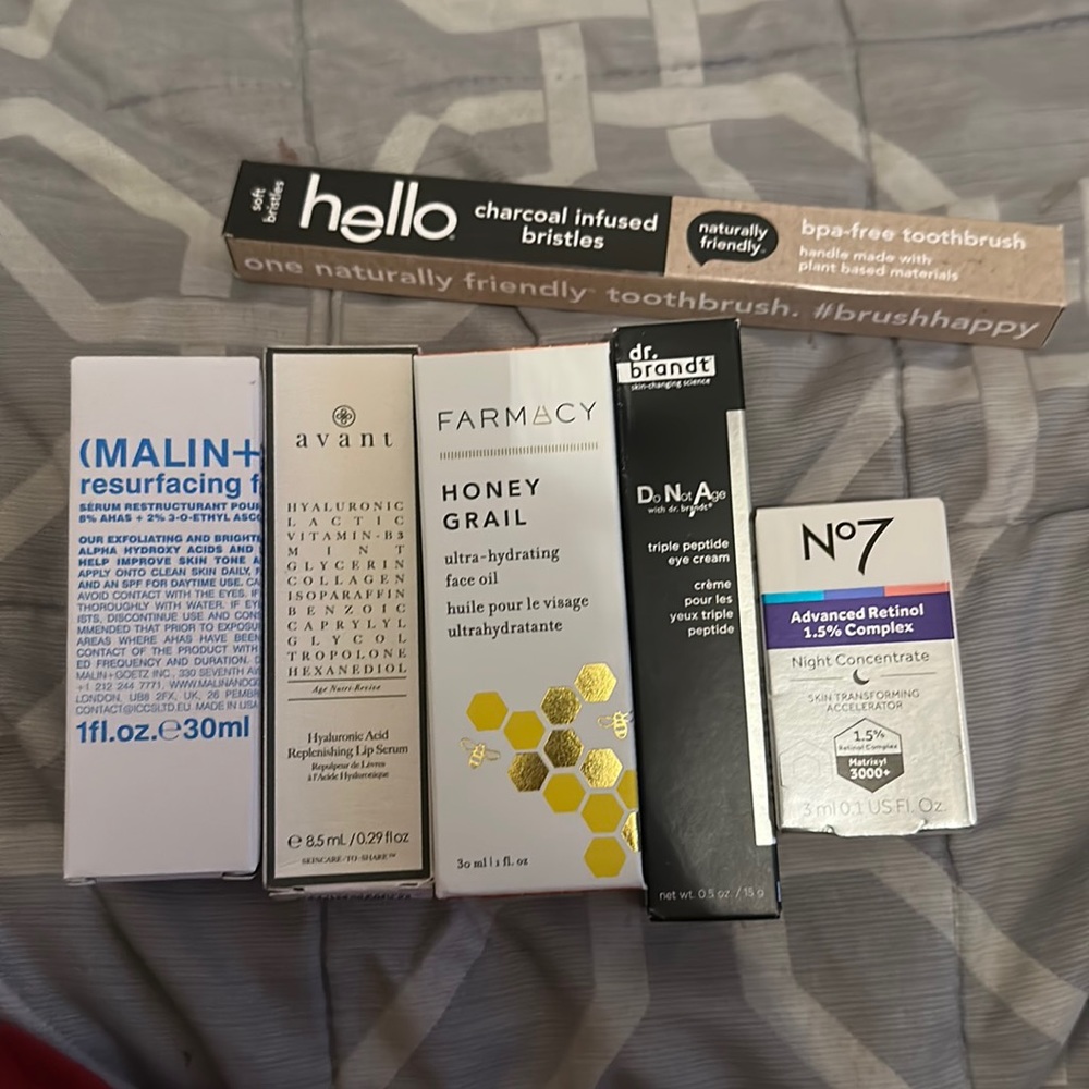 6 piece NEW skincare